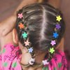 YISSION 80Pcs Mini Hair Clips for Girls Women Small Flower Hair Clips Tiny Butterfly Hair Clips 90s Hair Accessories for Girls Women with Box Package Random Candy Colors