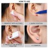 2 Pack Ear Piercing Gun Kit | Disposable Sterile Ear Piercing Kit | Painless Ear Piercing Gun Tool with Cubic Zirconia Studs (5mm)