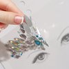 6Sheets Face Jewels Gems Self-Adhesive Rhinestone+30g Chunky Face Body Eye Hair Glitter, Rave Festival Outfits Clothes Iridescent Crystals Stickers Rainbow Body Makeup Tattoo Kit(3 luminous)