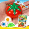JA-RU Splat Ball - Squishy Stress Balls (6 Assorted Pack) Emoji-Squishy Ball Fidget Pack for Kids and Adults. Party Favor Classroom Treasure Box Prize Birthday Gifts Easter Egg Stuffers. 5303-6p