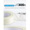 Lichamp Strapping Tape 2 inches, 60 Yards Reinforced Packing Tape Wide Fiberglass Tape Filament Nylon Tape