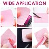Pink Lint Free Wipes, BORNBYME 300 PCS Super Absorbent Soft Nail Wipes Gel Pads for Nail Remover, Nail Clean, Nail Prep, Eyelash Extensions Remover, Cleaning Glue, Cleaning Brush