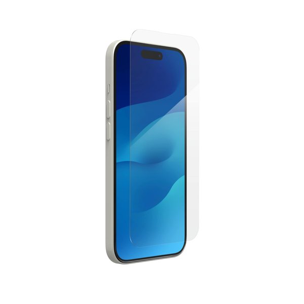 ZAGG InvisibleShield Glass+ iPhone 15 Screen Protector - 3X Stronger with Reinforced Edges, Scratch & Smudge-Resistant Surface, Easy to Install