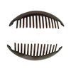 6.5 Inch Interlocking Banana Hair Clip - Set of 3 - Tortoise