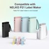 Nelko P21 Label Maker Tape, 15x40mm (0.59"x1.57") Self-Adhesive Label Compatible with P21 Label Maker for Home/Office/School, 180 Labels/Roll, White