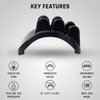 PSO-Neck Muscle Release Tool and Neck Massager - Neck Tension Reliever and Personal Self Massager, Occipital Release, Muscle Massager, Neck Massager, Muscle Relief - Night Black