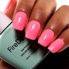 Firedeep Neon Pink Gel Nail Polish Hot Pink Nail Polish UV/LED Soak Off Gel Polish for Autumn and Winter Manicure 0.54 Fl Oz 1Pcs