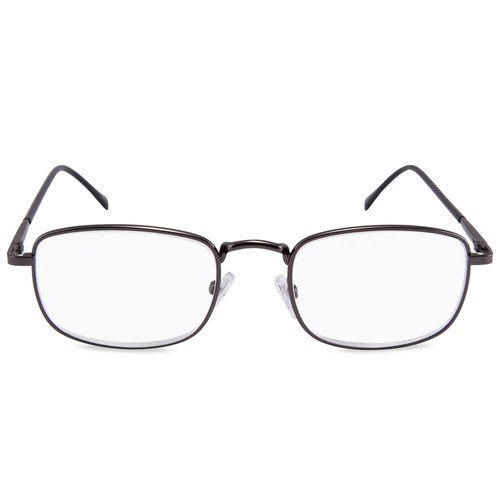 EYEGUARD 2 Pairs Spring Hinge Reading Glasses for Men Women Readers 3.50