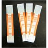 Self-Sealing Currency Straps - Pack of 100 Orange Bands for $50 Bills - Securely Organize and Transport Your Cash