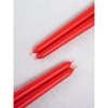 CANDWAX 10 inch Taper Candles Set of 4 - Dripless Taper Candles and Unscented Candlesticks - Perfect as Dinner Candles – Red Candles