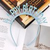Aprince Blue Birthday Headband Birthday Crown Birthday Tiara Happy Birthday Headband Party Decorations Birthday Crown for Girls