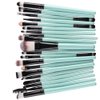 KOLIGHT 20pcs Cosmetic Makeup Brushes Set Eyeshadow Lip Brush for Beautiful Female (purple)