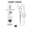 UM Supplies Scissors 7.5 | Premium Barber Shears For Hair Cutting | Multiple Purpose Cutting Scissors | Haircut Scissors For Salon I Women | Mens | kids I Pets