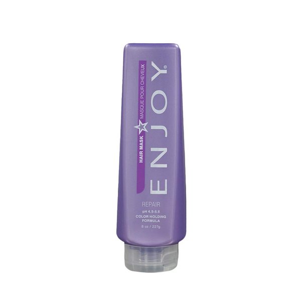 Enjoy Hair Mask 8 Oz 227 Grams | Add Moisture & Shine, Repair and Strengthen Dry, Unruly Hair | Color Safe | pH 4.5-5.5 | Sulfate-Free