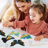 Mezchi 120 Pcs Butterfly Scratch Art for Kids, Rainbow Scratch Paper with 12 Wooden Stylus, Black Scratch Off Paper for Kids, Butterfly Crafts for Kids DIY Crafts, Scratch Art Party Favors,12 Styles