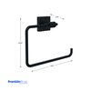 Franklin Brass MAX46-FB Maxted Towel Ring in Matte Black