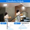 Motion Sensor Ceiling Light Wired, LED Flush Mount Ceiling Light Fixture 18W/1600LM, Motion Sensor Light Indoor for Stair Closet Porch Hallway Laundry, Time Dimmable Ceiling Lights 3000k/4000k/6000k