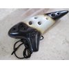 Ceramic Ocarina - Black & White (Panda) w. Crackle Soprano G Key