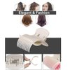 6Pcs Hot Roller Clips PlasticHair Curler Claw Clips Replacement Roller Clips for Women Girls Hair Section Styling (Black or White Color Random)
