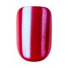 KISS imPRESS No Glue Mani Press-On Nails, Color FX, This City', Dark Red, Short Size, Squoval Shape, Includes 30 Nails, Prep Pad, Instructions Sheet, 1 Manicure Stick, 1 Mini File