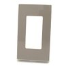 Leviton 80301-SGY 1-Gang Decora Plus Screwless Wall Plate - Gray