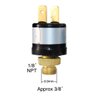 COMPSTUDIO 170-200 PSI Air Compressor Pressure Control Switch Valve Horn 1/8'' 12V/24V