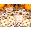 XJF Thanksgiving Bingo Games for Kids 26 Players Thanksgiving Bingo Card Fall Turkey Party Games for Family Children School Classroom Activities Thanksgiving Party Favor Supplies