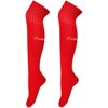 Luwint Knee High Socks for Soccer Baseball Costume, Men and Women Size 6-10, 1 Pair (Red)