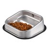 Nicelock Stainless Steel Dog Bowl, Slanted Dog Bowls, Tilted Angle Bulldog Feeder, Non-Slip & Non-Spill & Premium Material & Easier to Eat, for Flat-Faced Dog Breeds or Cats