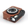 Rieibi PU Leather Case for Fujifilm Instax SQ40 - Polaroid SQ40 Camera Case for Fujifilm Instax Square SQ40 Instant Camera - Vintage Fuji SQ40 Bag Cover with Strap - Brown