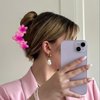Bmobuo Flower Hair Clips 6Pcs Flower Claw Clips Cute Hair Clips for Women Hawaiian Flower Hair Clips for Thick Hair, Summer Essentials Beach Hair Accessories