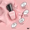 Morovan Fingernail Nail Polish Set: 15 Color Pink Air dry Regular Quick dry Nail Polish Pack 0.25oz Nail Polish Kit Gift for Women