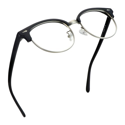 LifeArt Blue Light Blocking Glasses, Anti Eyestrain, Computer Reading Glasses, Gaming Glasses, TV Glasses for Women Men, Anti Glare (Black, 1.50 Magnification)