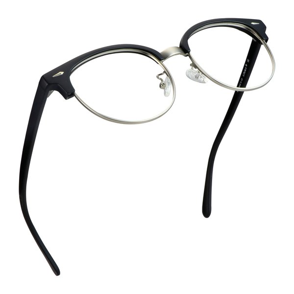LifeArt Blue Light Blocking Glasses, Anti Eyestrain, Computer Reading Glasses, Gaming Glasses, TV Glasses for Women Men, Anti Glare (Black, 1.50 Magnification)