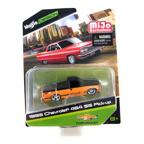 Maisto Design 1933 Chevrolet 454 SS Pickup 1:64 (3 inches) Scale Orange Diecast Model Car
