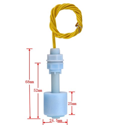 Anndason 6 Pieces Plastic PP Float Switch Fish Tank Liquid Water Level Sensor,Model: DP5200
