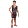 KO Sports Gear - Unisex Wrestling Singlet (Lion of Judah, Youth Medium)