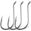 Octopus Fishing Hooks-120pcs Sport Circle Hooks Beak Offset Fishing Hooks Sharp High Carbon Steel Fishing Jig Hooks Black Fishhook for Saltwater Bass 8-9/0