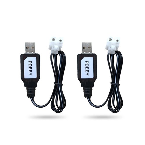 Charger Replacement for Nerf Rival - 9.6V Tamiya Connector RC Car Airsoft NiCd Battery Charging Cable, 2 pcs