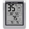 AcuRite 00613 Digital Hygrometer & Indoor Thermometer Pre-Calibrated Humidity Gauge, 3" H x 2.5" W x 1.3" D, Black