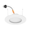Commercial Electric 5/6 in White Integrated LED Energy Star Color Changing Recessed Trim Downlight