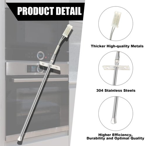 FETIONS 316490000 Range Oven Temperature Sensor Probe Thermistor Fit for Frigi-daire Ken.More Ranges Replaces 1197392 AP3963654 PS1528542 EAP1528542-12 Month Warranty