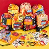 SNLN Fire Truck Party Favors Birthday Supplies, Firefighter Drawstring Bag Keychain Silicone Bracelet Tattoo Sticker, Firetruck Birthday Party Goodie Bag Stuffers Fillers Classroom Rewards for Kid