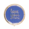 Mary Square Love You More Round Pill Case, 2.5" x 2.5" x 0.2", Multicolor