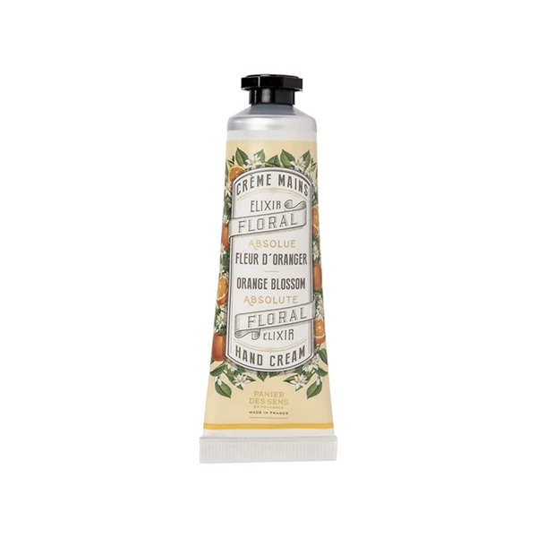 Panier des Sens Orange blossom Hand cream for dry cracked hands with Olive oil - Made in France 96% natural - 1floz/30ml