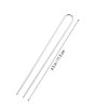 Artibetter 50pcs Professiona bobby pins U shape hair pins for women girls and hairdressing salon (White)