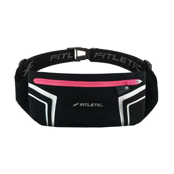 Fitletic Modern Sports Running Belt For Men & Women – Water Resistant Pouch - Fits All Smart Phones- Lightweight, Low Profile Design –Lycra Coated With Inner Card Organizer Pocket