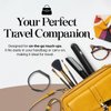PURSONIC Cordless Hair Straightener - USB Rechargeable, Portable Flat Iron with Ceramic Plates, Black