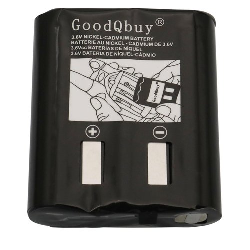 GoodQbuy 5Pcs 700mAh 3.6V Replacement Ni-MH Two-Way Radio Battery Packs for Motorola Talkabout Radios MS350R MT350R EM1000 MC220R MR355 FV800 T4800