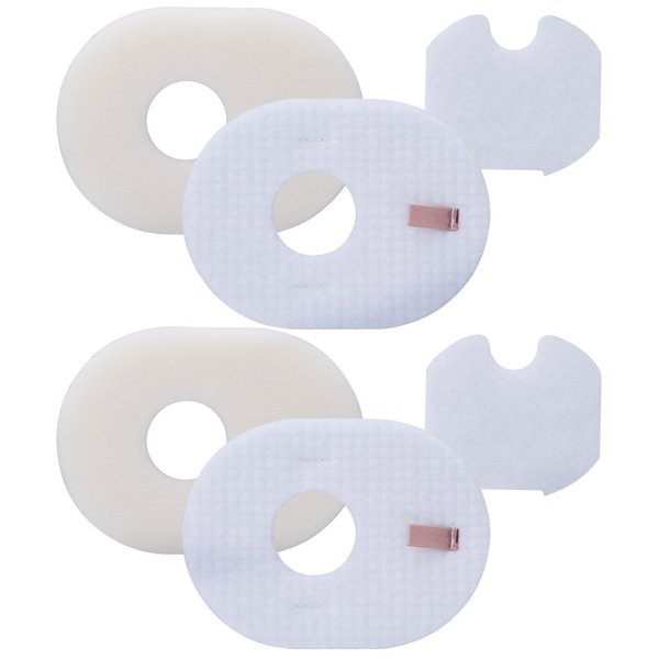 2 Pack Filter Replacement for Shark Rocket Vacuum HV300 HV301 HV300W HV302 HV305 HV310 UV450 Foam & Felt Filter Kit